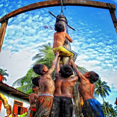 Various Boys Playing